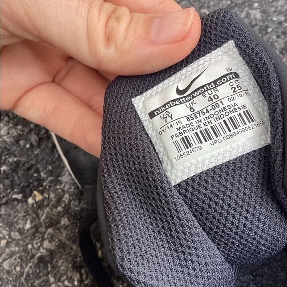 ~Nike Air Max Stutter Step 2 Basketball Shoes Size Y7 black w white - Picture 5 of 6